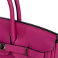 (Preloved) Birkin 25 Rose Pourpre in Togo Leather with Palladium Hardware