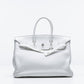 (Preloved) Birkin 35 Blanc in Togo leather with Palladium Hardware