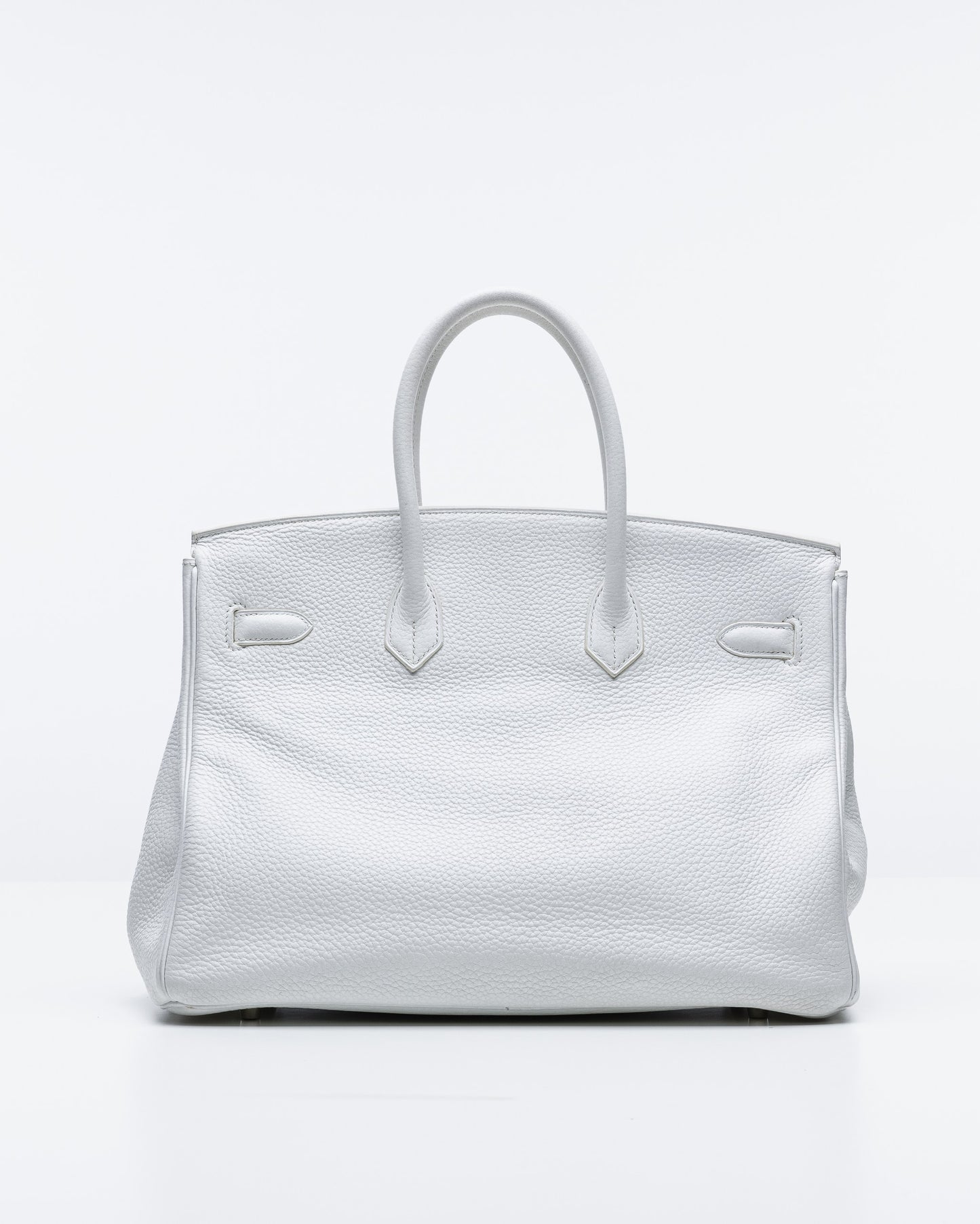 (Preloved) Birkin 35 Blanc in Togo leather with Palladium Hardware