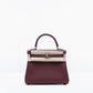 Kelly 25 Rouge H in Togo leather with Gold Hardware