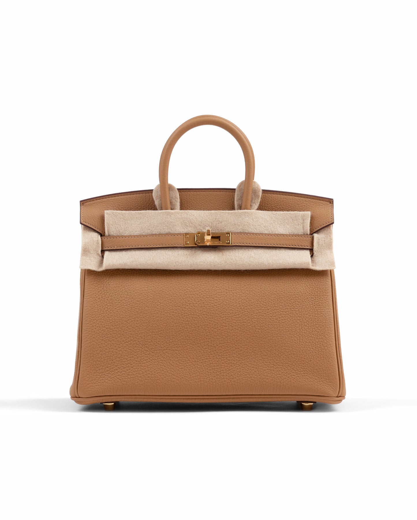 Birkin 25 Biscuit in Togo Leather with Gold Hardware
