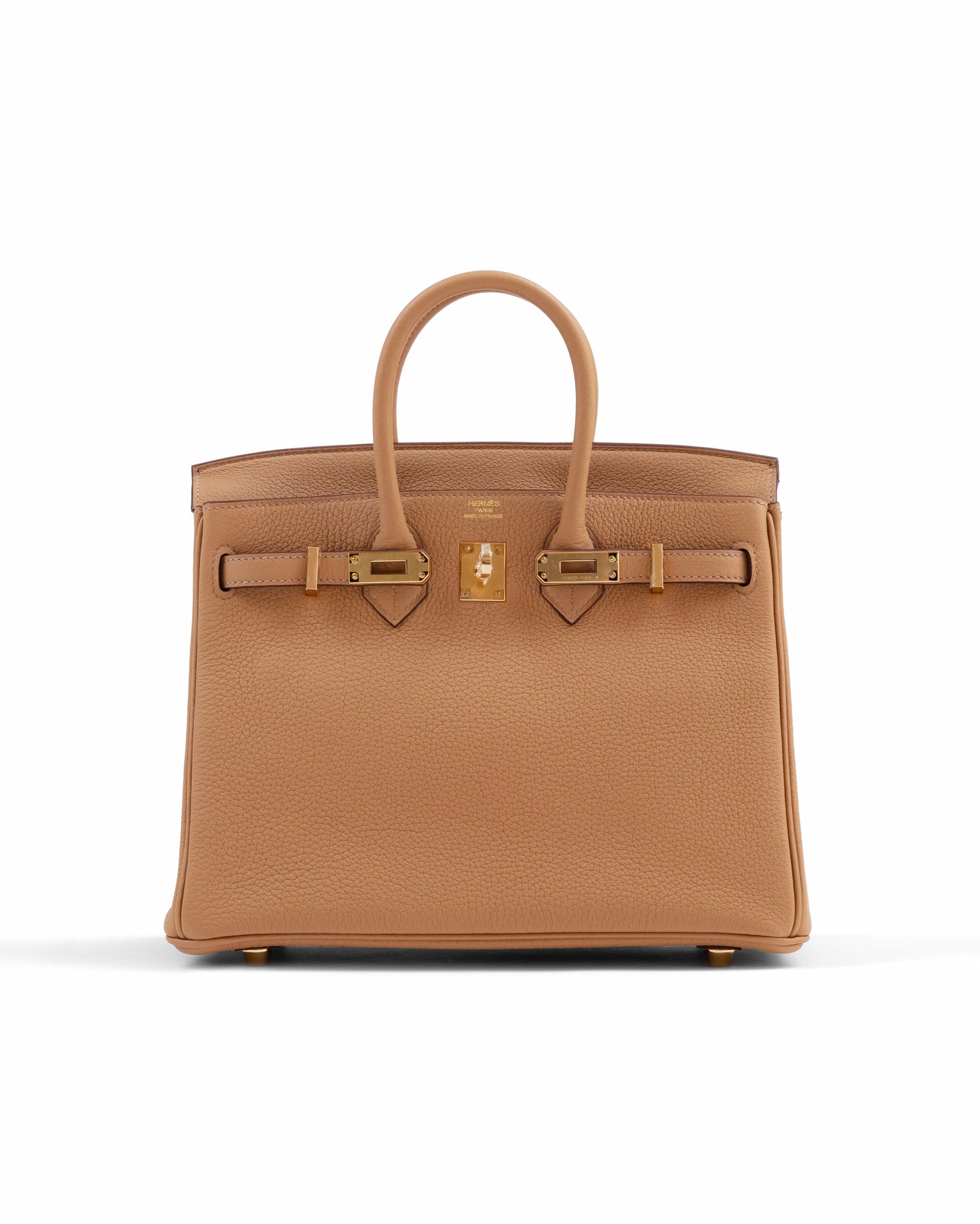 Birkin 25 Biscuit in Togo Leather with Gold Hardware