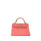 Kelly 20 Rose D'Été and Rouge Venetian Interior in Chevre Leather with Palladium Hardware