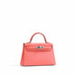 Kelly 20 Rose D'Été and Rouge Venetian Interior in Chevre Leather with Palladium Hardware