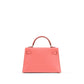 Kelly 20 Rose D'Été and Rouge Venetian Interior in Chevre Leather with Palladium Hardware