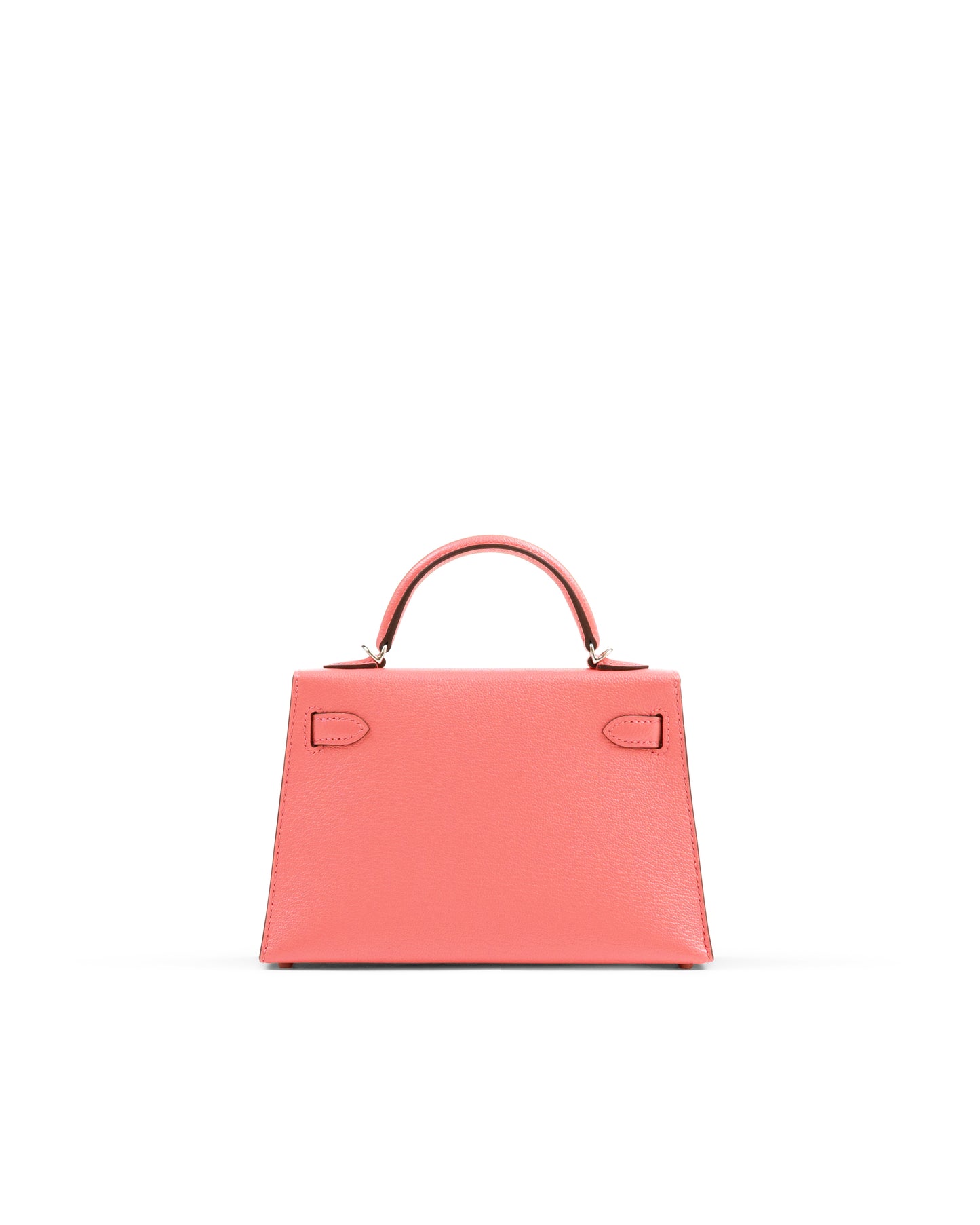 Kelly 20 Rose D'Été and Rouge Venetian Interior in Chevre Leather with Palladium Hardware