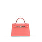 Kelly 20 Rose D'Été and Rouge Venetian Interior in Chevre Leather with Palladium Hardware