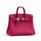 Birkin 25 Rose Mexico in Togo Leather with Palladium Hardwar