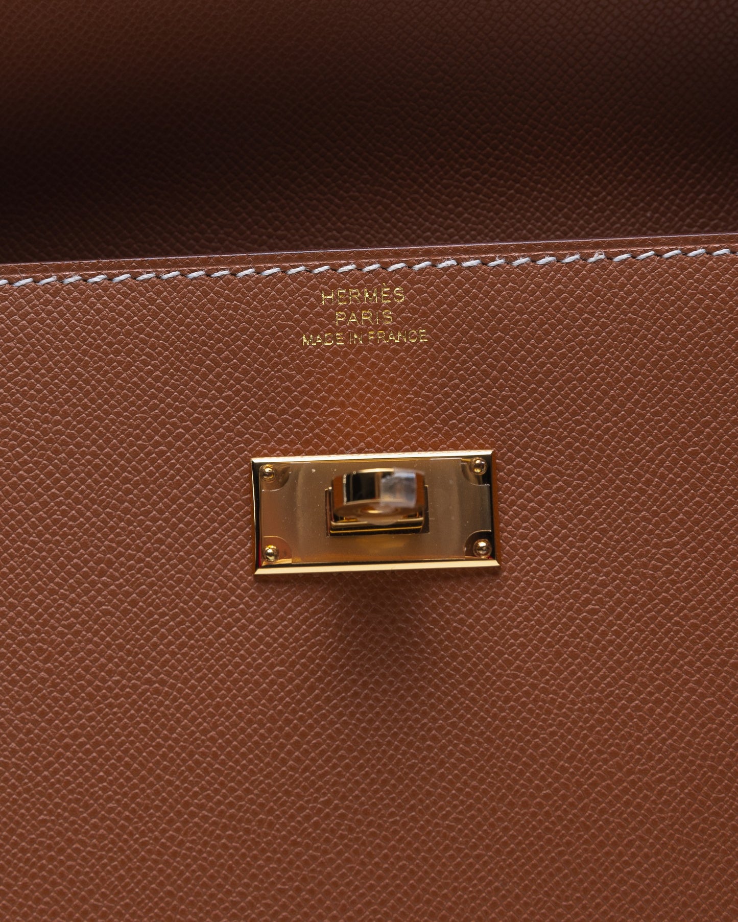 Kelly Pocket Gold in Epsom leather with Gold Hardware