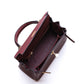 Kelly 25 Rouge H in Togo leather with Gold Hardware