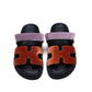 Chypre Sandals Orange Canyon / Bruyere Velvet Femme
