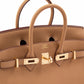 Birkin 25 Biscuit in Togo Leather with Gold Hardware