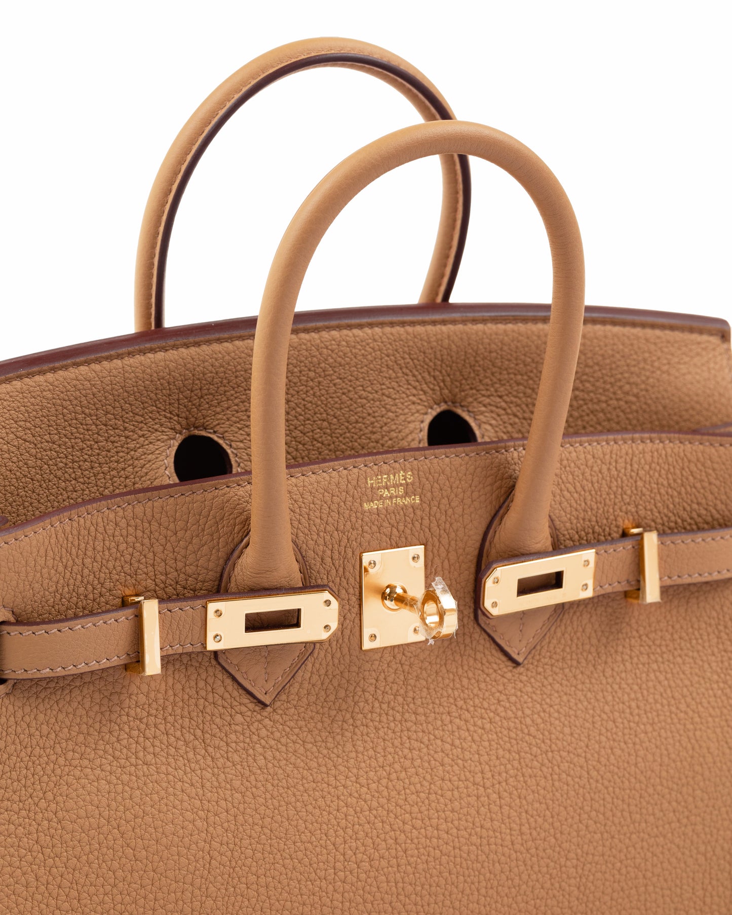 Birkin 25 Biscuit in Togo Leather with Gold Hardware