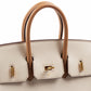 Birkin 25 HSS Craie & Biscuit in Epsom Leather with Brushed Gold Hardware