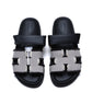 Chypre Sandal Prunoir/Noir Femme