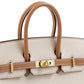 Birkin 25 HSS Craie & Biscuit in Epsom Leather with Brushed Gold Hardware