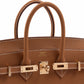 Birkin 25 Sellier Gold in Epsom Leather with Gold Hardware