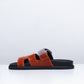 Chypre Sandals Orange Canyon / Bruyere Velvet Femme