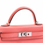 Kelly 20 Rose D'Été and Rouge Venetian Interior in Chevre Leather with Palladium Hardware