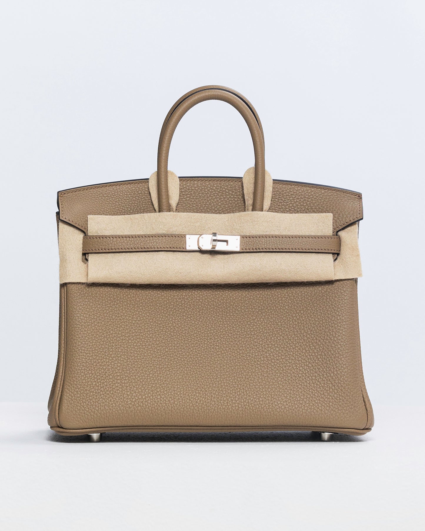 Birkin 25 Beige Marfa in Togo Leather with Palladium Hardware