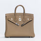 Birkin 25 Beige Marfa in Togo Leather with Palladium Hardware