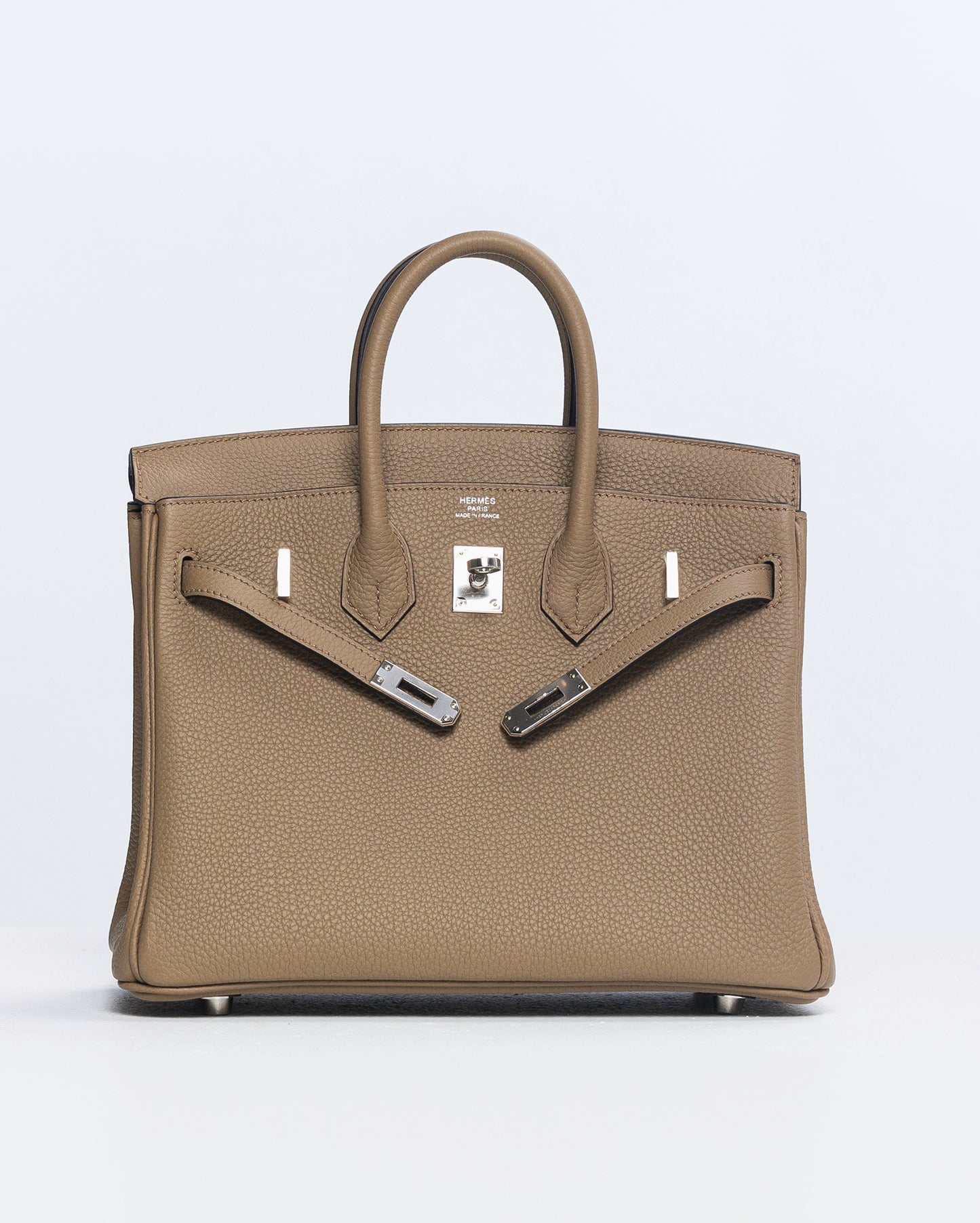 Birkin 25 Beige Marfa in Togo Leather with Palladium Hardware