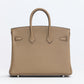 Birkin 25 Beige Marfa in Togo Leather with Palladium Hardware