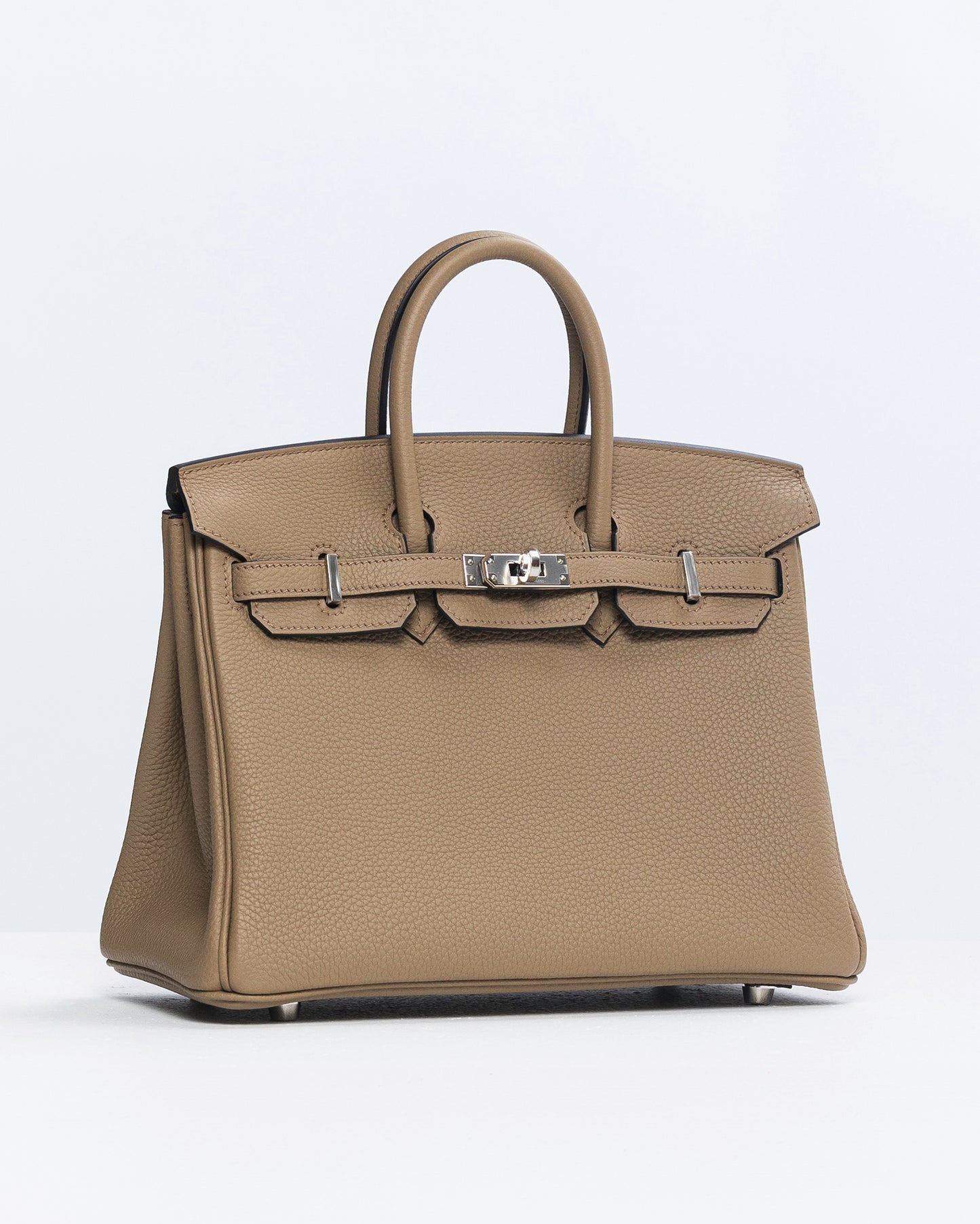 Birkin 25 Beige Marfa in Togo Leather with Palladium Hardware