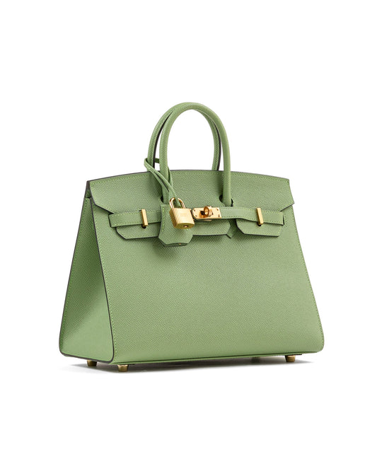 Birkin 25 Sellier Vert Criquet in Epsom Leather with Gold Hardware