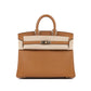Birkin 25 HSS Caramel with Rose Mexico Interior in Chèvre Leather with Light Gold Hardware
