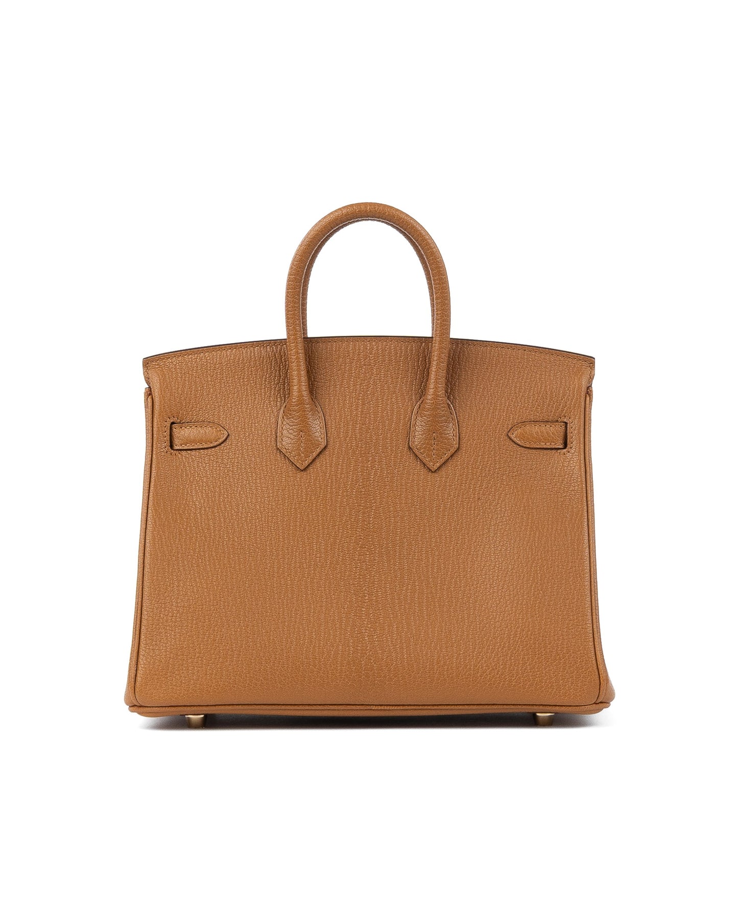 Birkin 25 HSS Caramel with Rose Mexico Interior in Chèvre Leather with Light Gold Hardware