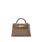 Hermès Kelly 20 Sellier Etoupe in Epsom Leather with Gold Hardware