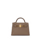 Hermès Kelly 20 Sellier Etoupe in Epsom Leather with Gold Hardware