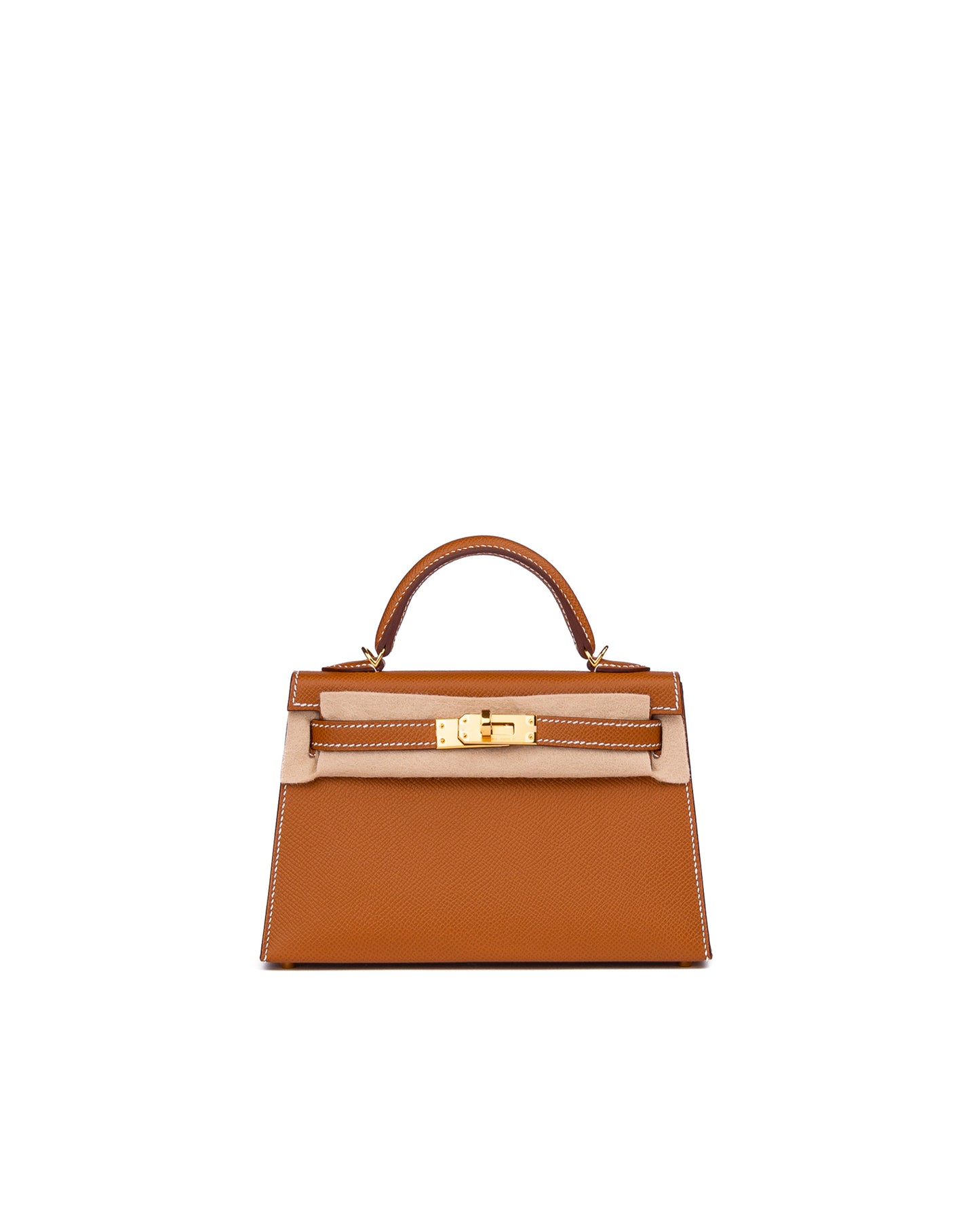 Hermès Kelly 20 Sellier Gold in Epsom Leather with Gold Hardware