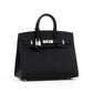 Birkin 25 Sellier Black in Epsom Leather with Palladium Hardware