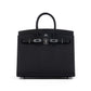 Birkin 25 Sellier Black in Epsom Leather with Palladium Hardware