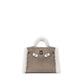 Kelly 20 Teddy in Gris Caillou and Etoupe Swift Palladium Hardware