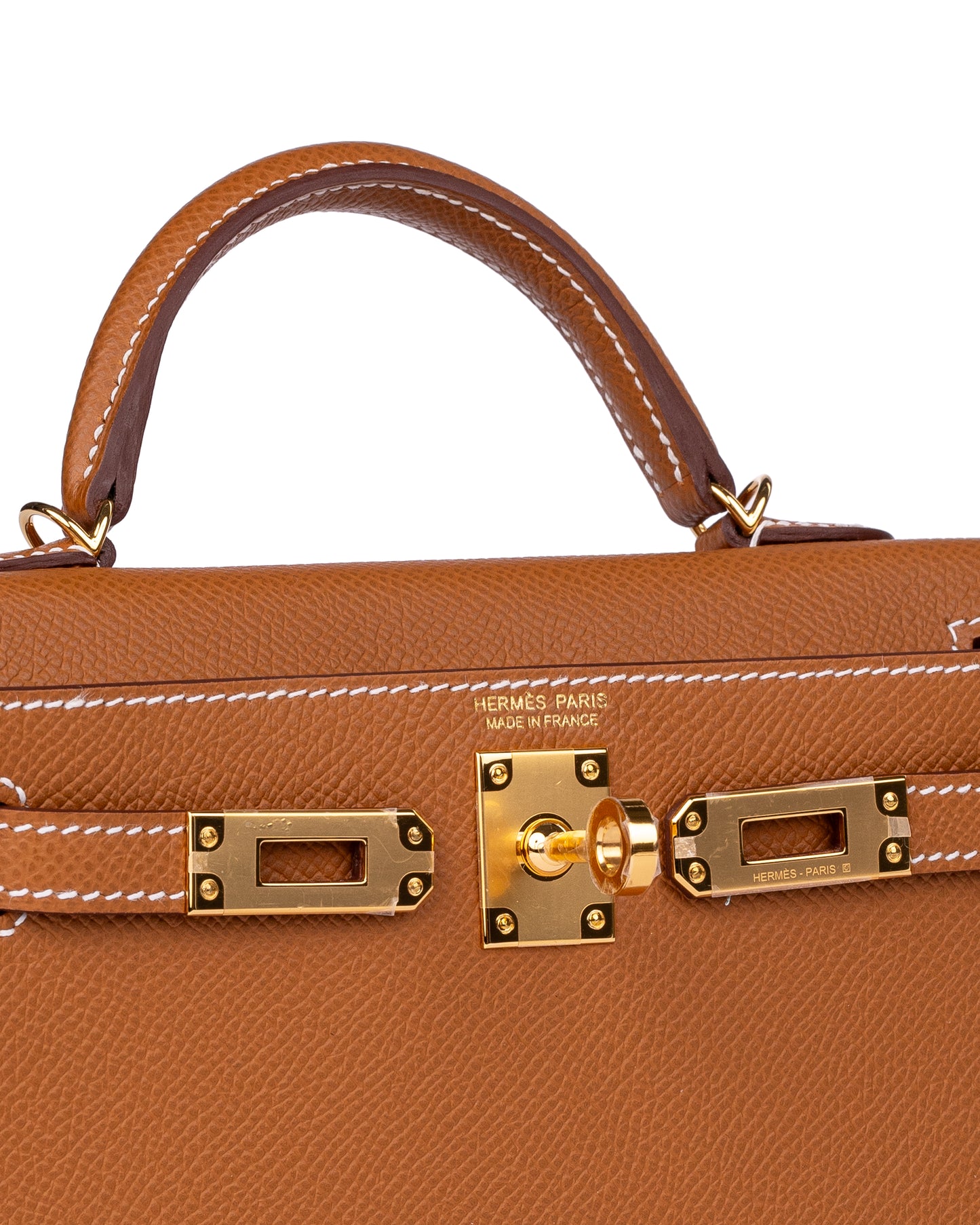 Hermès Kelly 20 Sellier Gold in Epsom Leather with Gold Hardware