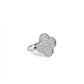 Van Cleef & Arpels Magic Alhambra Ring White Gold Diamond size 54