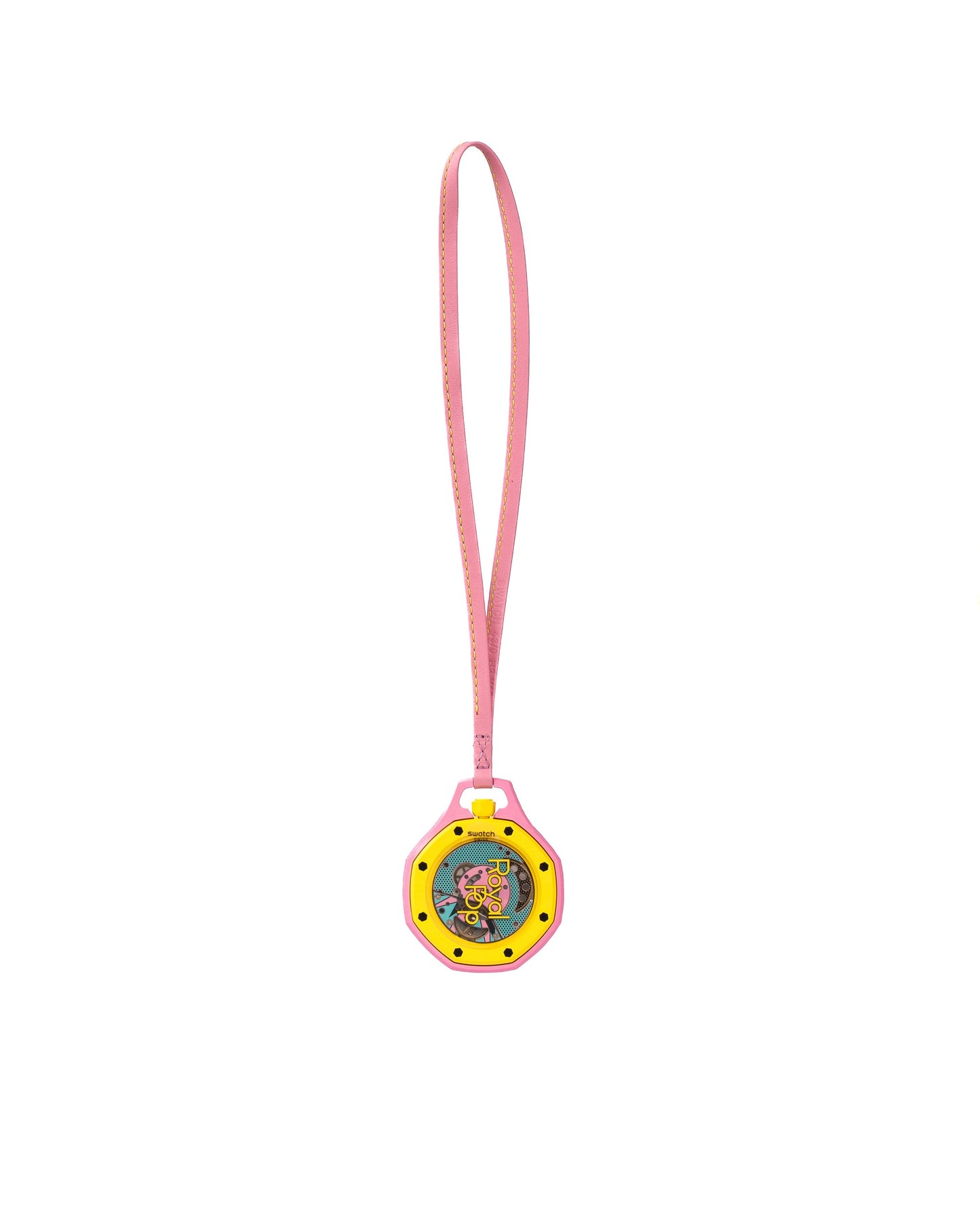 Swatch x Audemars Piguet Royal Pop Otg Roz Watch Pink/Yellow with Chrono