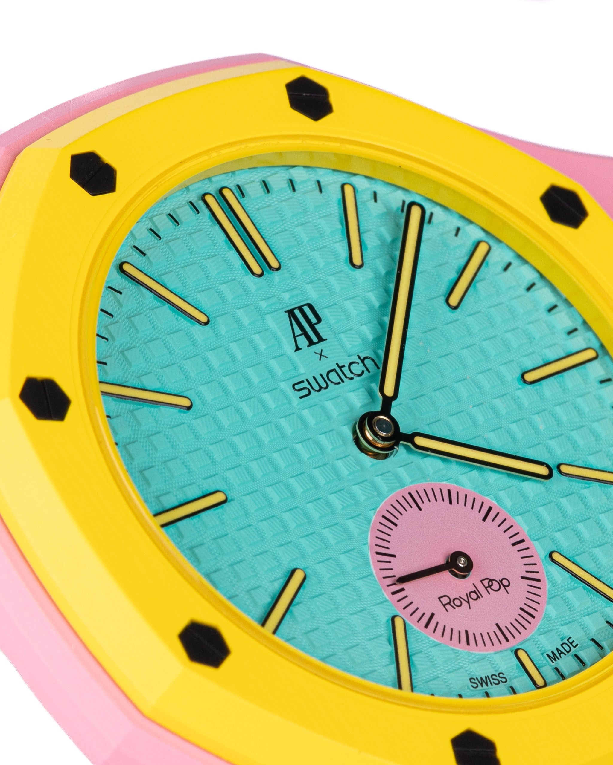 Swatch x Audemars Piguet Royal Pop Otg Roz Watch Pink/Yellow with