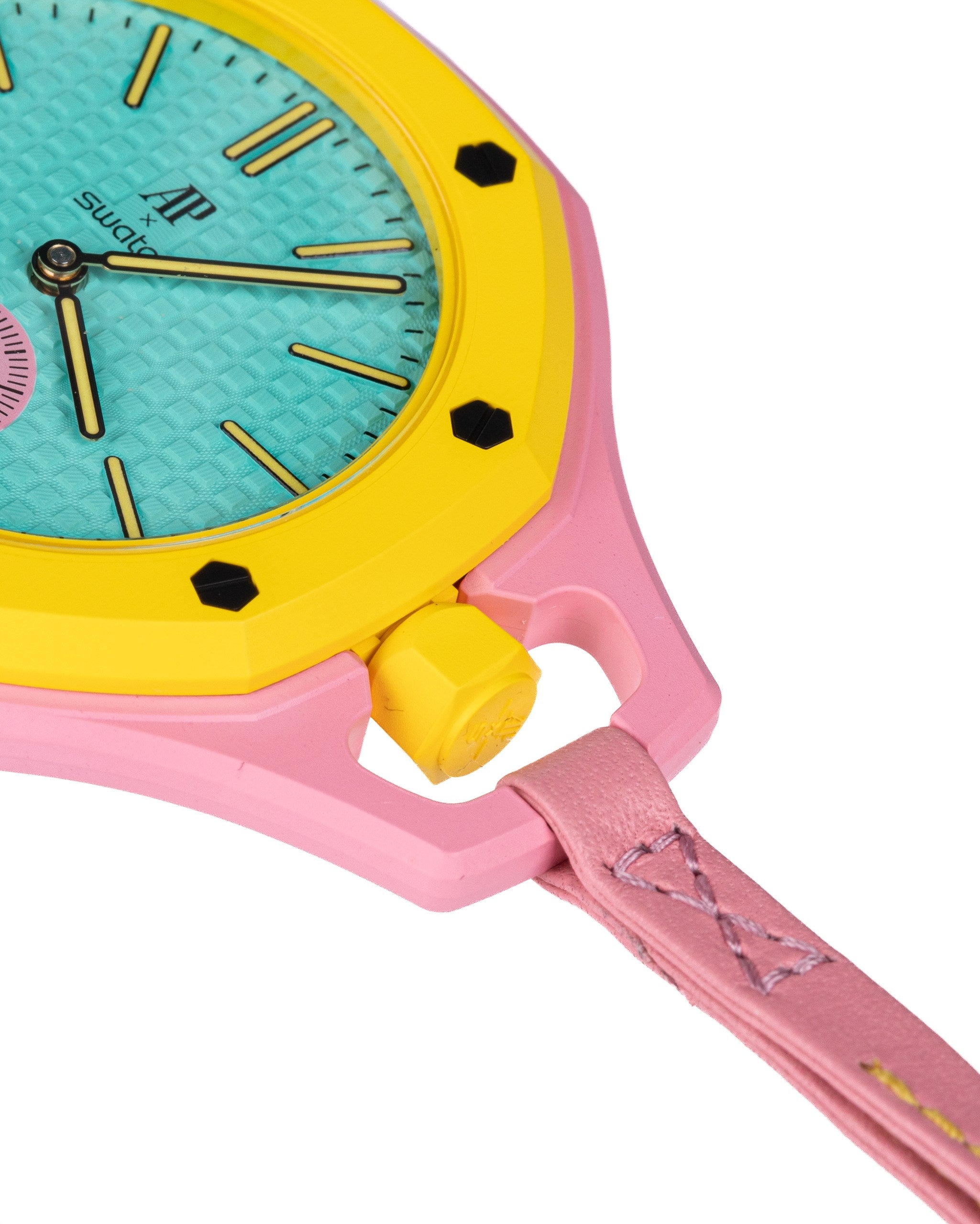 Swatch x Audemars Piguet Royal Pop Otg Roz Watch Pink/Yellow with