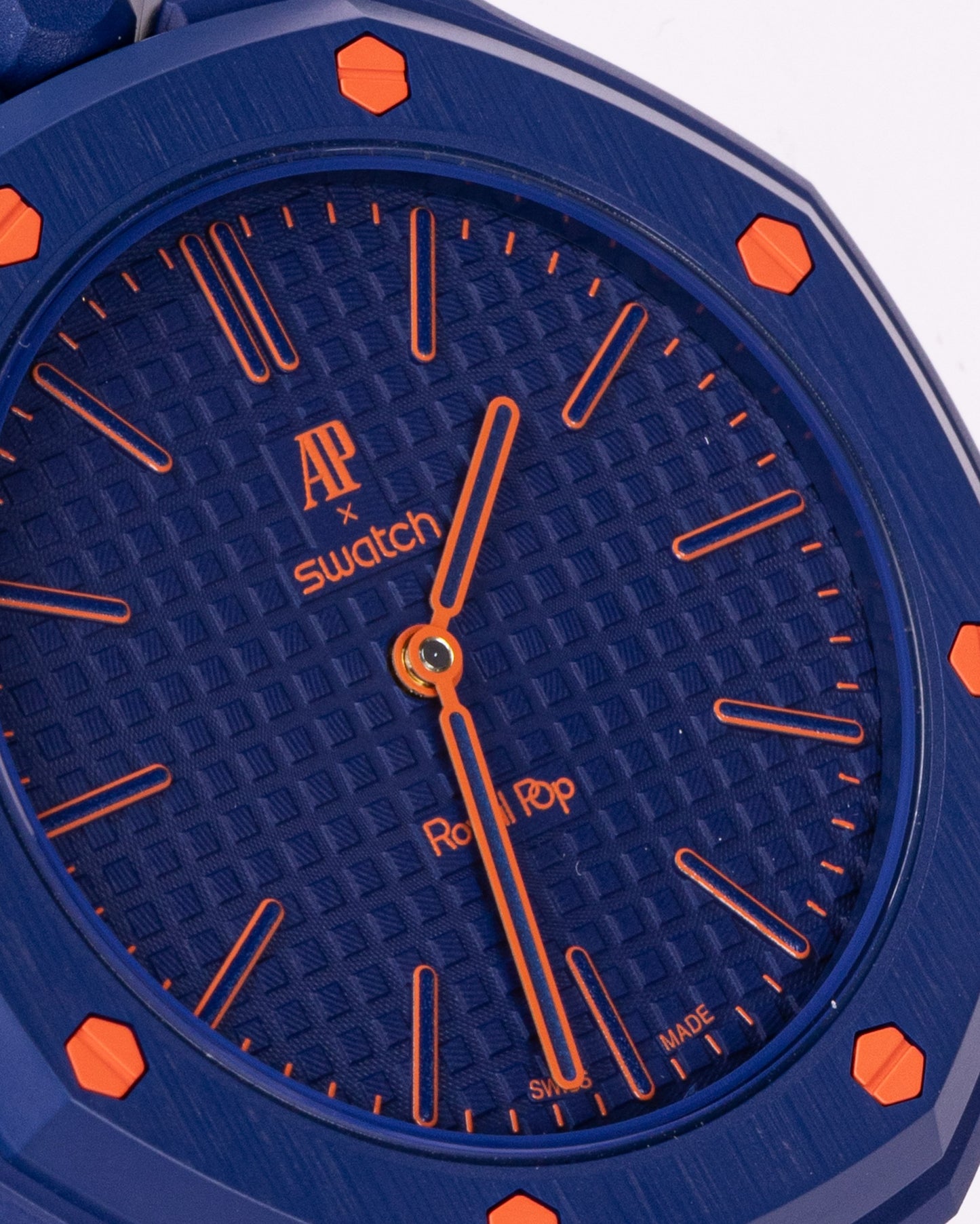 Swatch x Audemars Piguet Royal Pop Orenji Hachi Watch Blue/Red