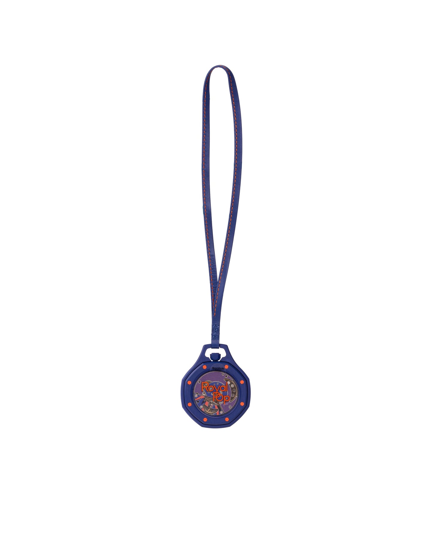 Swatch x Audemars Piguet Royal Pop Orenji Hachi Watch Blue/Red