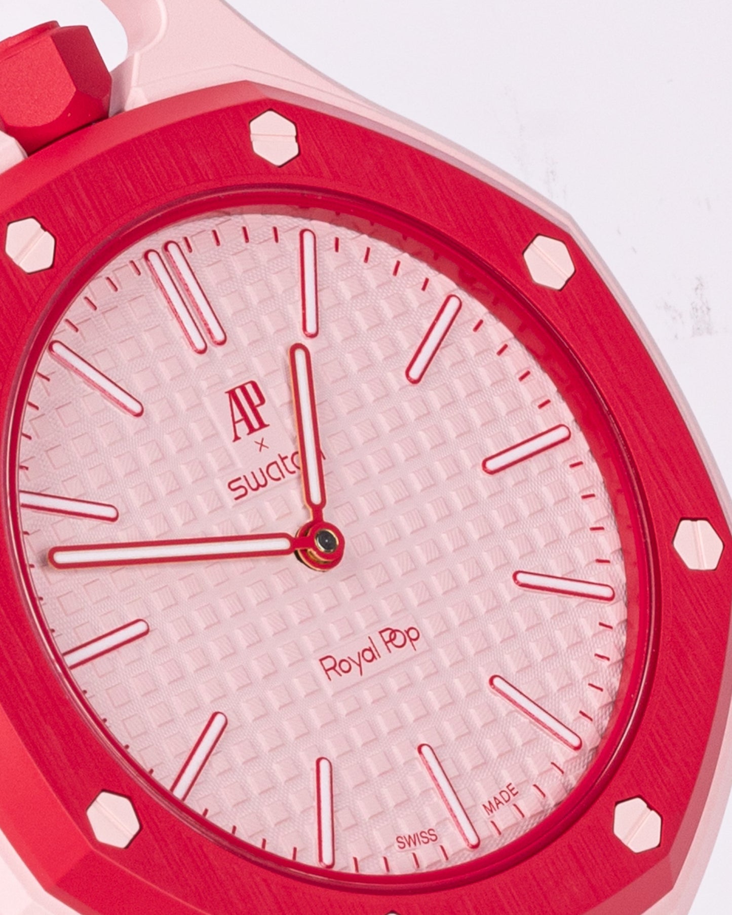 Swatch x Audemars Piguet Royal Pop Otto Rosso Watch Pink/Red