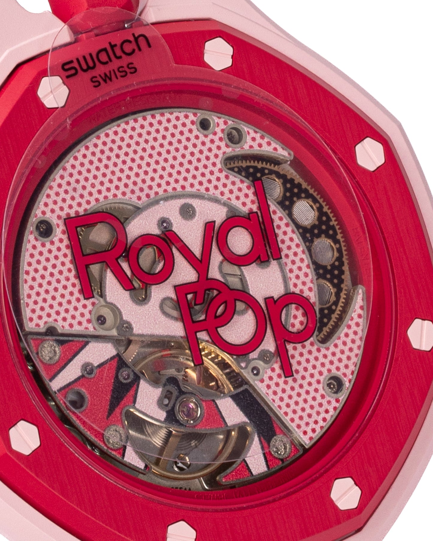 Swatch x Audemars Piguet Royal Pop Otto Rosso Watch Pink/Red