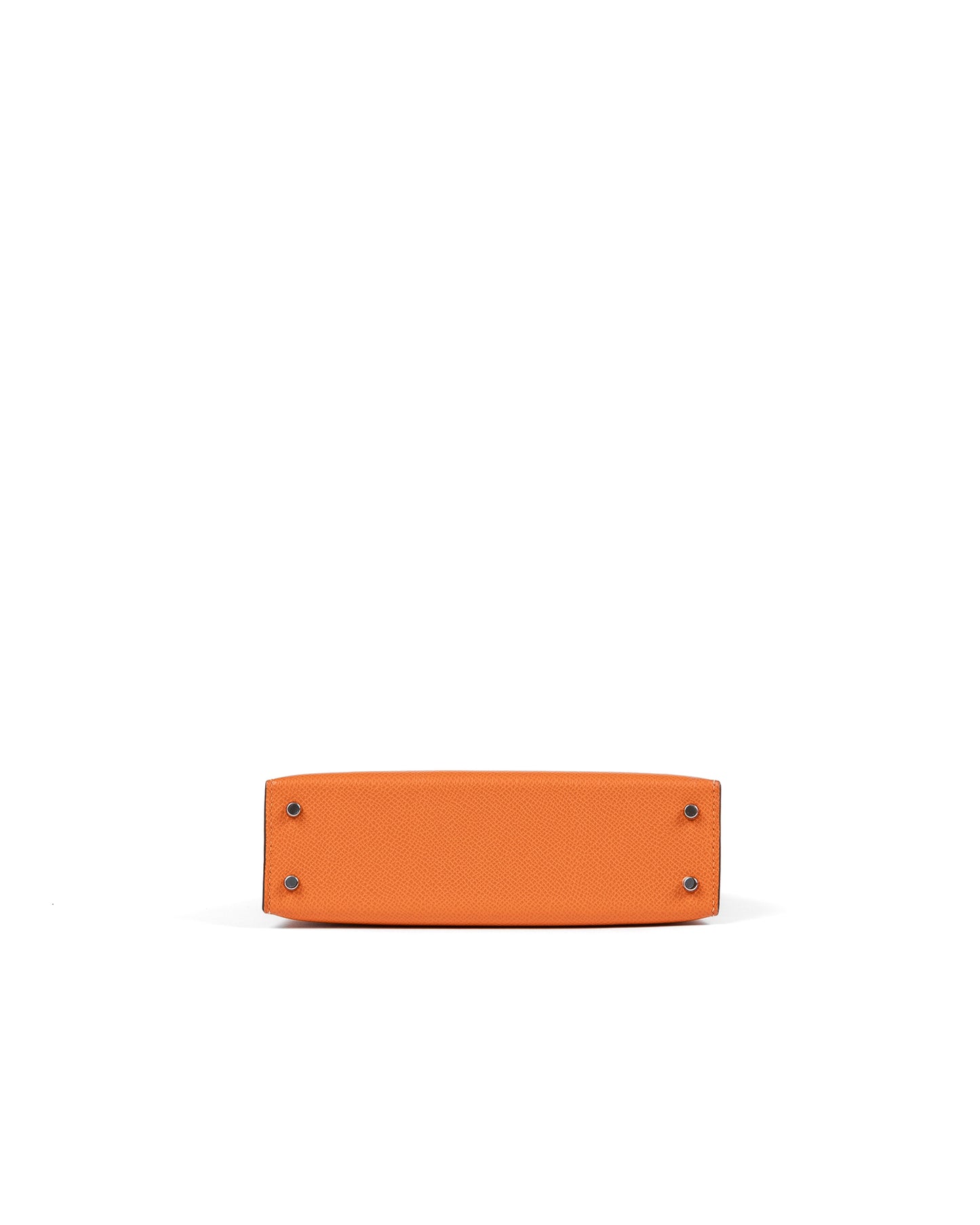 Hermès Kelly 20 in Orange Epsom Leather with Palladium Hardware