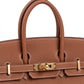 Birkin 25 Gold in Togo Leather with Gold Hardware