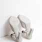 Chanel Mules in Ivory Mesh, Cotton, Resin &amp; Metal