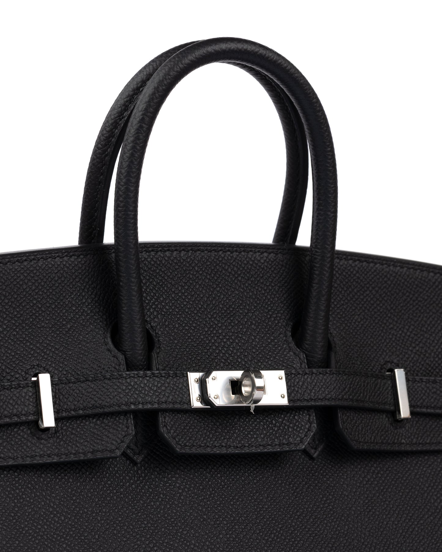 Birkin 25 Sellier Black in Epsom Leather with Palladium Hardware